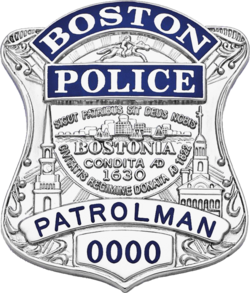 The Original Badge Wallet - Fits the US Boston Police Department