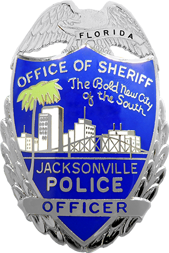 The Original Badge Wallet - Fits the US Jacksonville Police Department
