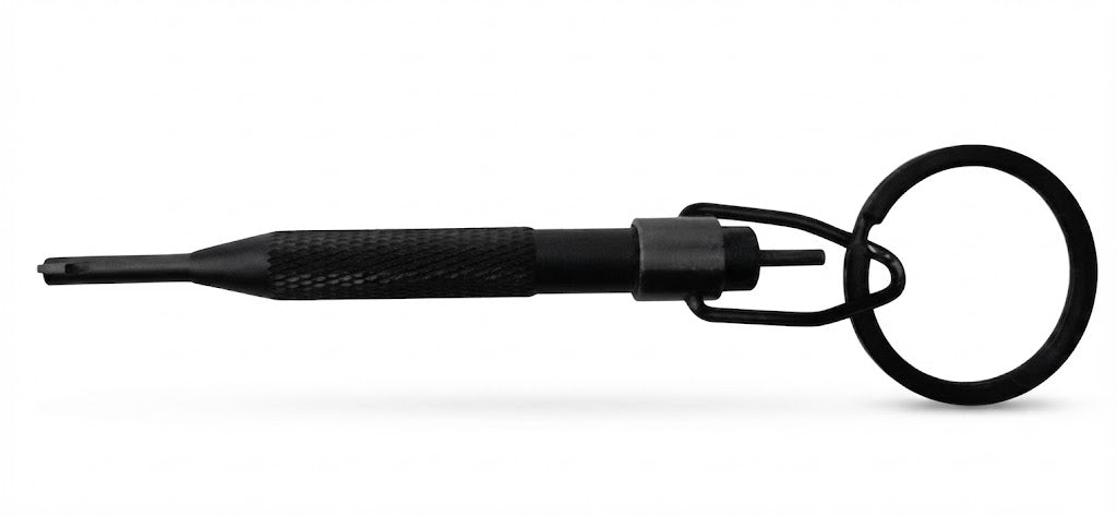 Customizable Tactical Handcuff Key with Keyring