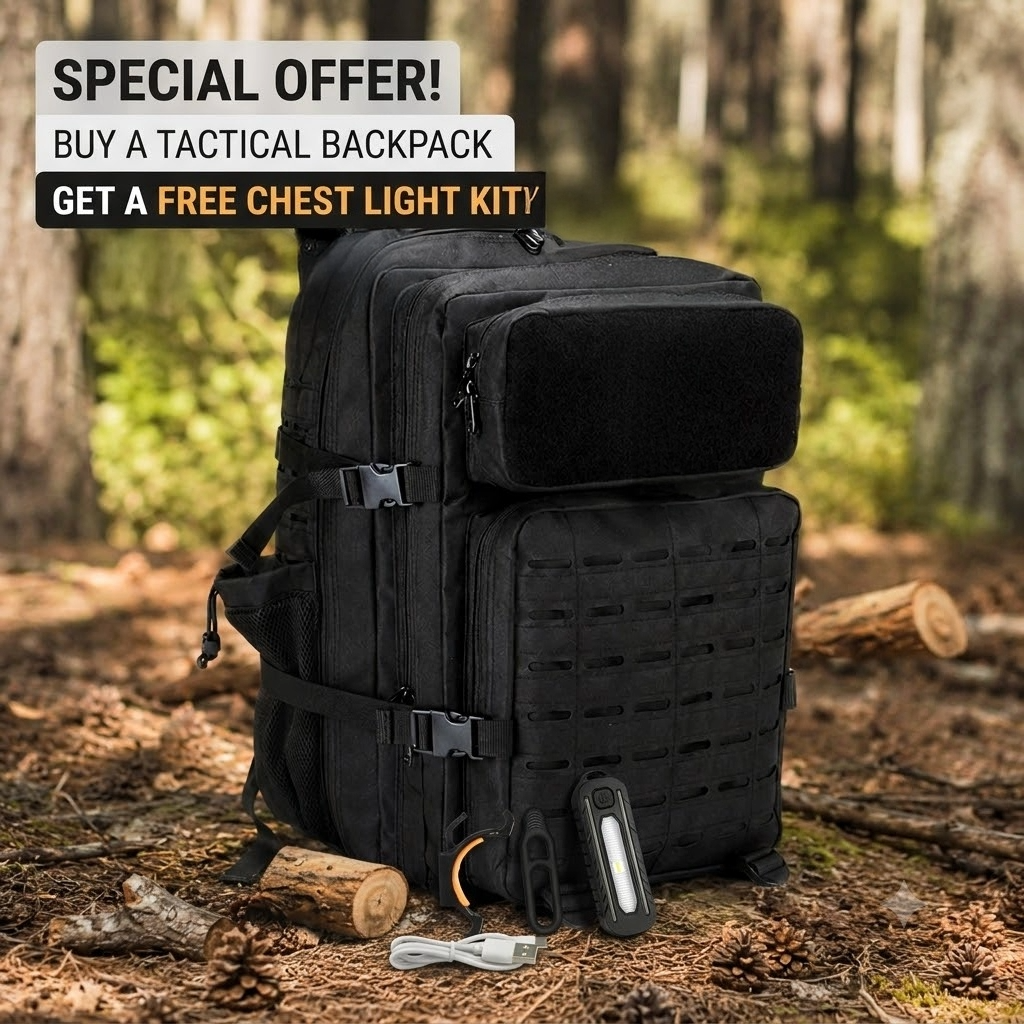 FREE Chest Light w/ Ultimate Duty Backpack