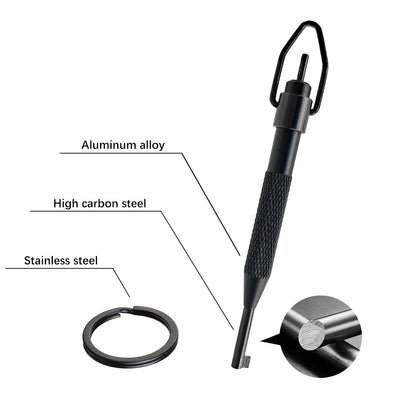 Black tool with King Kong Quality branding, showing material components on a white background.