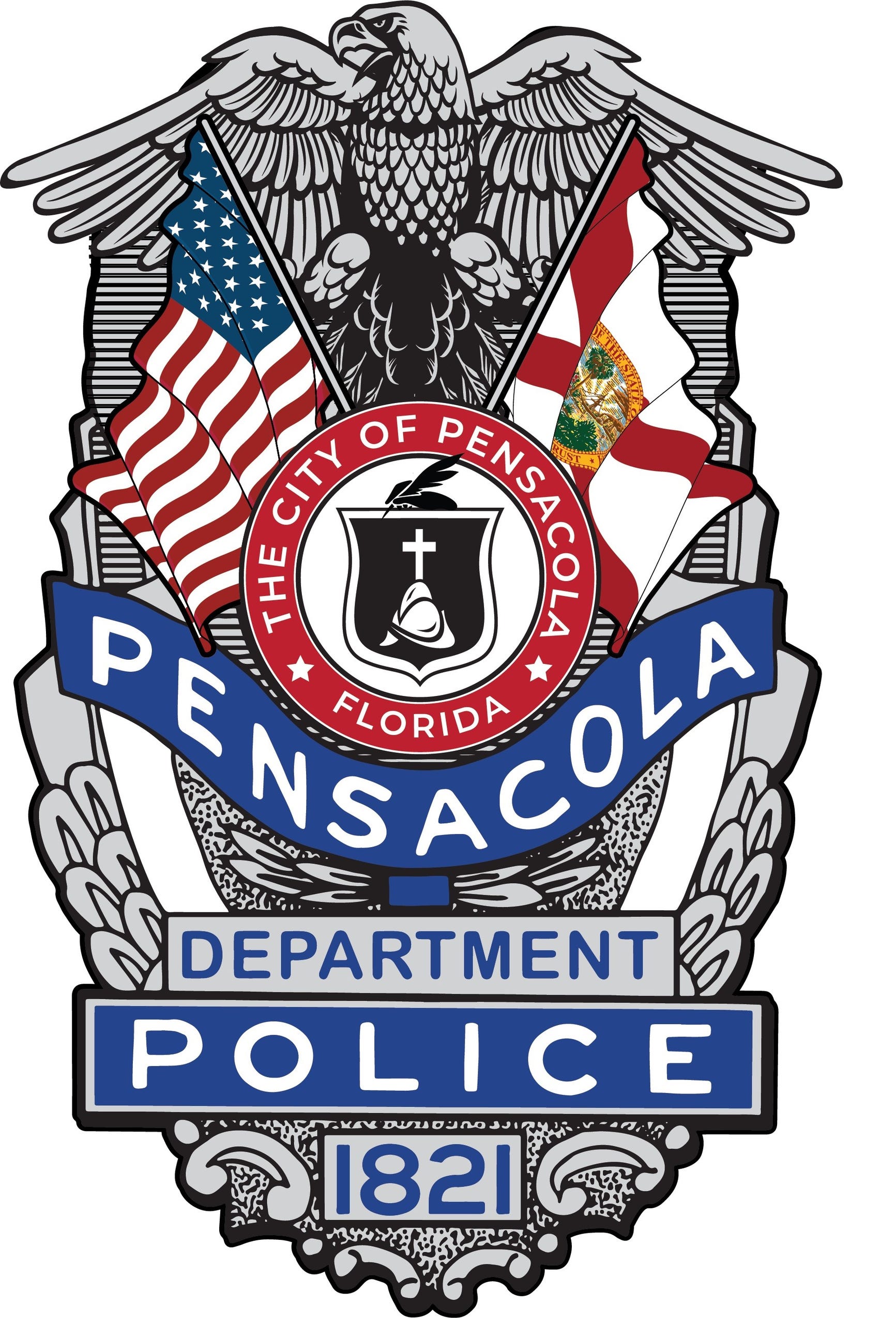 The Original Badge Wallet - Fits the US Pensacola Police Department Badge Wallet