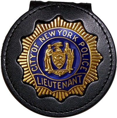 The Original Badge Wallet - Fits the US New York Police Dept Lieutenant Badge
