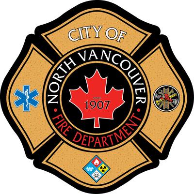 The Original Badge Wallet - Fits the North Vancouver Fire and Rescue Services