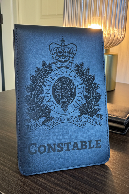 Custom Badge Wallet + Custom Notebook Bundle — Includes Free Money-Clip & AirTag Holder