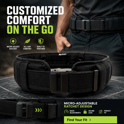 Cloud PRO RT - Padded Ratchet Duty Belt System