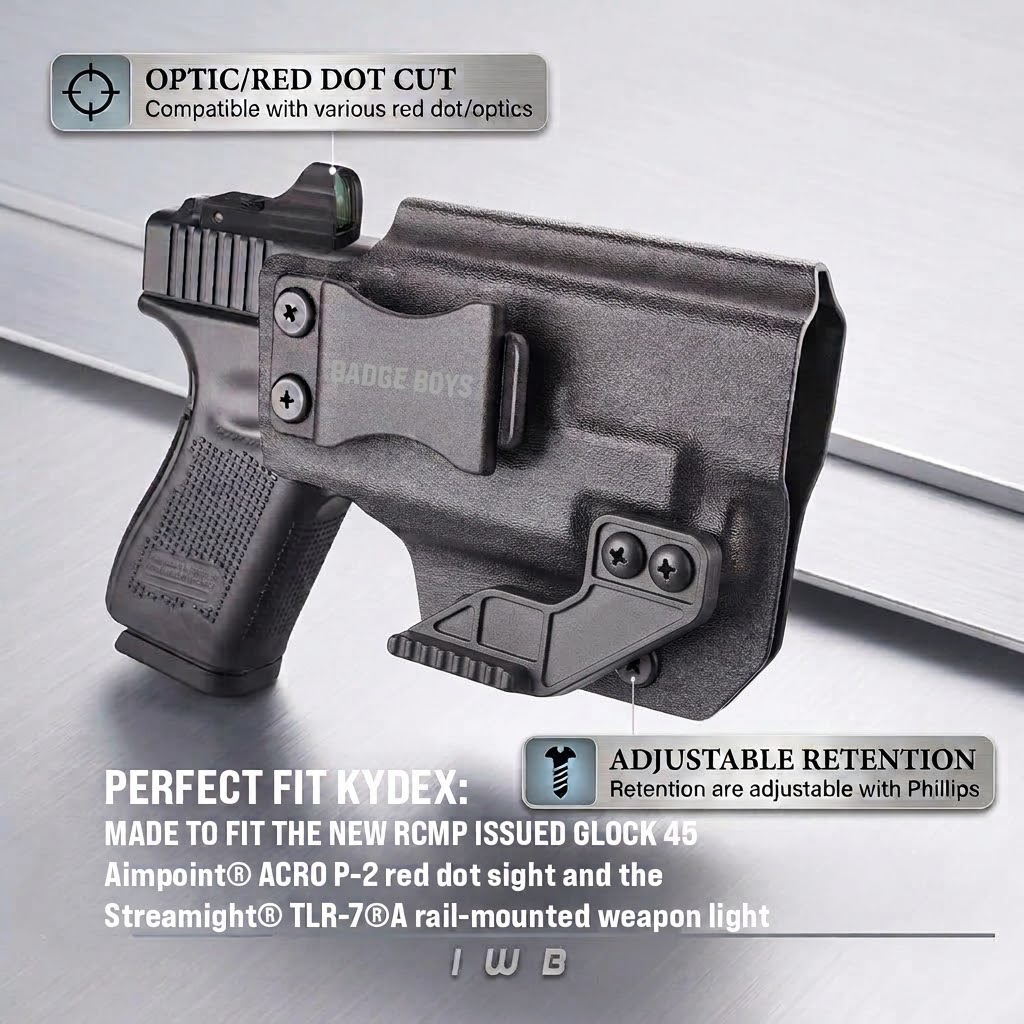 New RCMP Holster - IWB Conceal Glock 45 Holster | Pre-Order Special