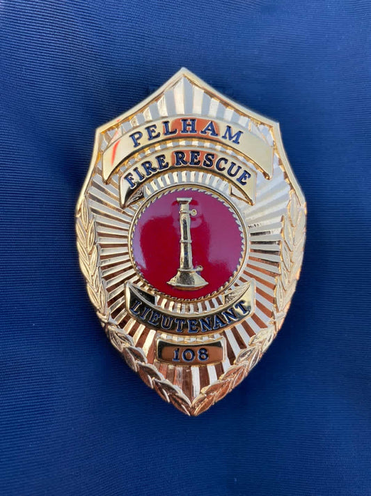 The Original Badge Wallet - Fits the Pelham Fire Rescue