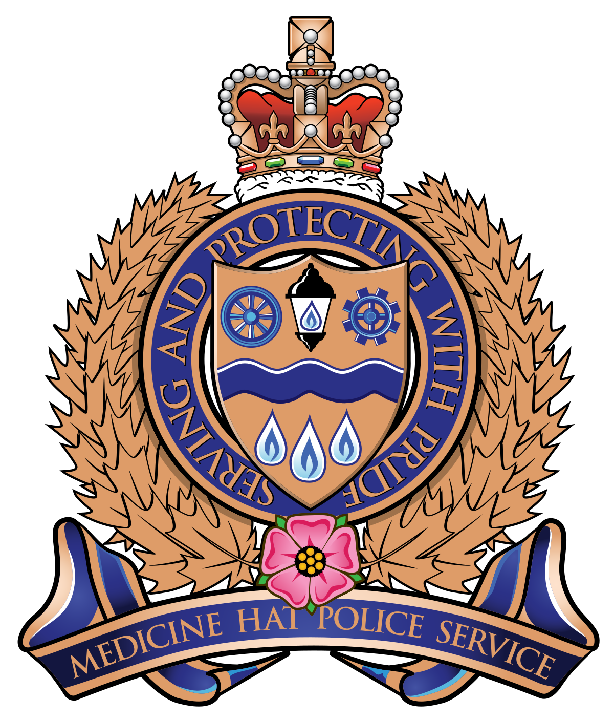 The Original Badge Wallet - Fits the Medicine Hat Police Badge