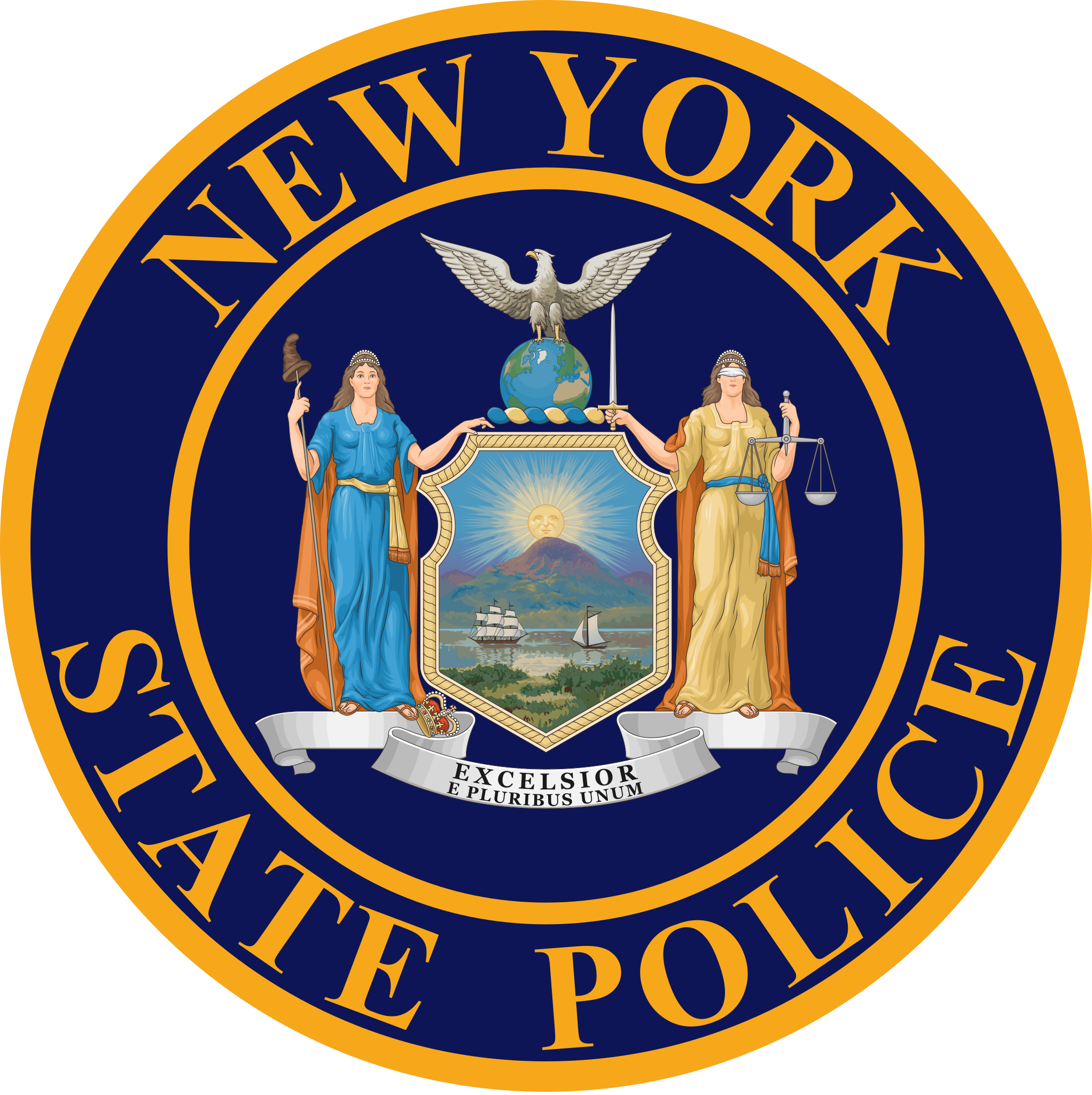 The Original Badge Wallet - Fits the US New York State Police Badge