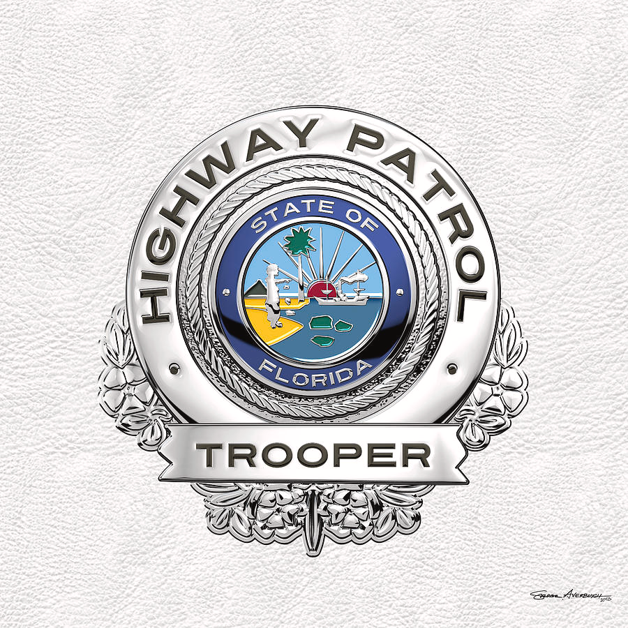 The Original Badge Wallet - Fits the US Florida State Trooper Badge Wallet