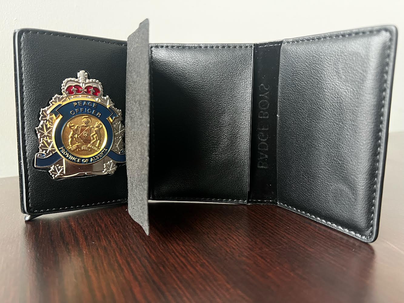 The Original Badge Wallet - Fits the AACPO Alberta Peace Officer Badge