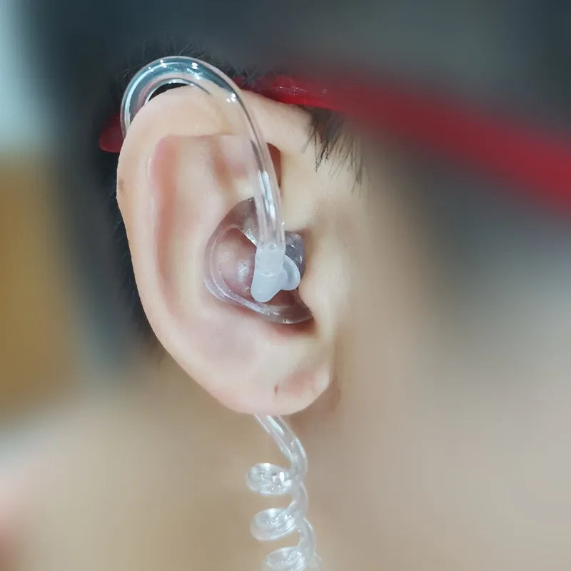 Two-Way Radio Ear Mold Replacement (Soft Silicone) – For Acoustic Coil Tube Earpieces