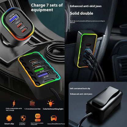 Duty Bag 7-Port Fast Car Charger