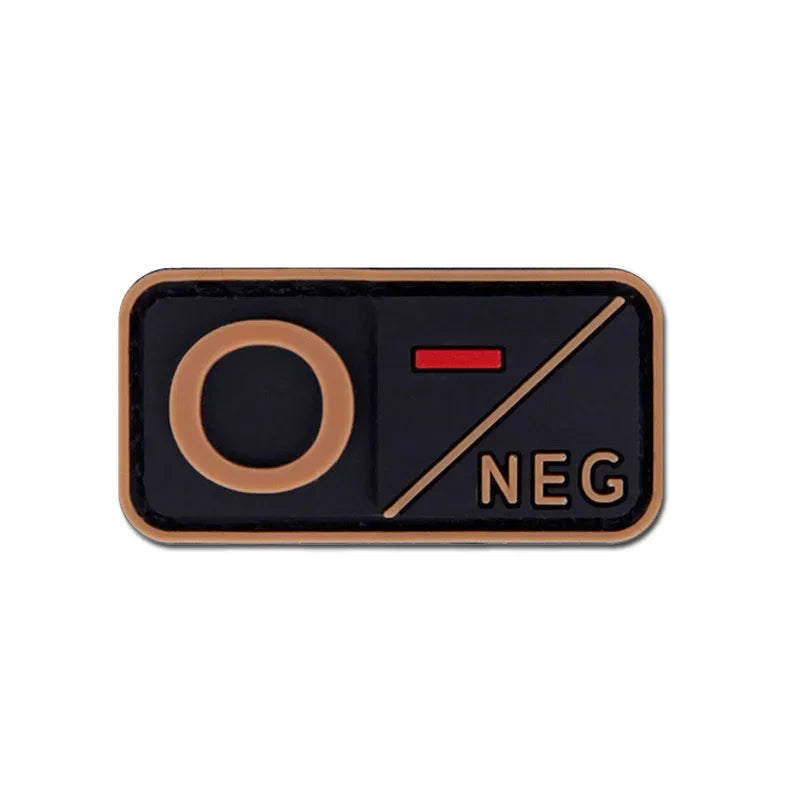Blood Type - Velcro Tac Patch