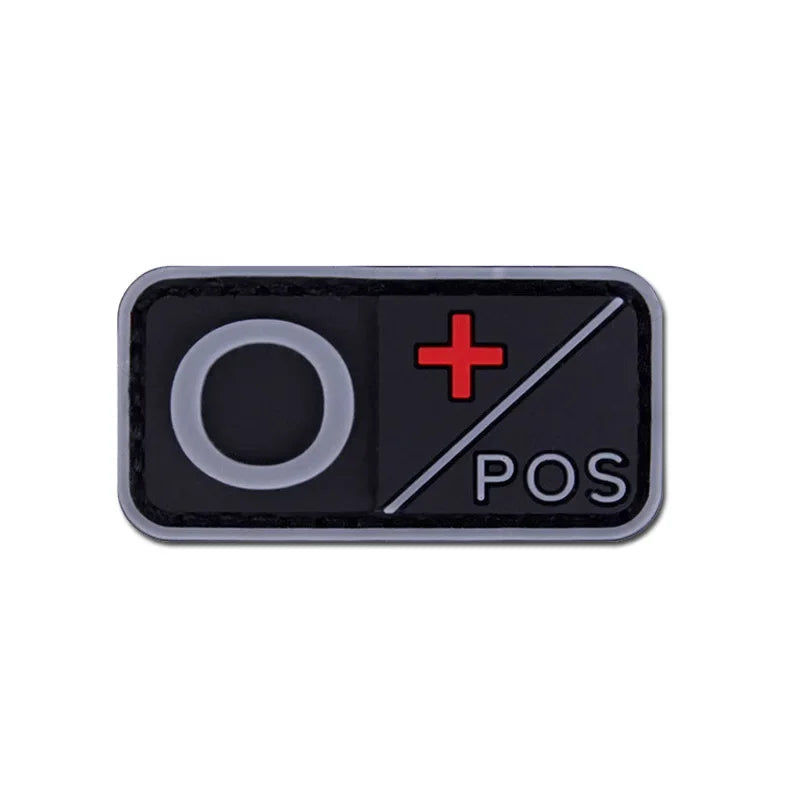 Blood Type - Velcro Tac Patch