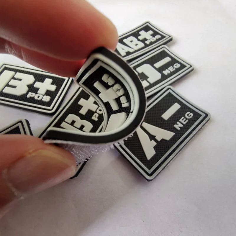 Blood Type - Velcro Tac Patch