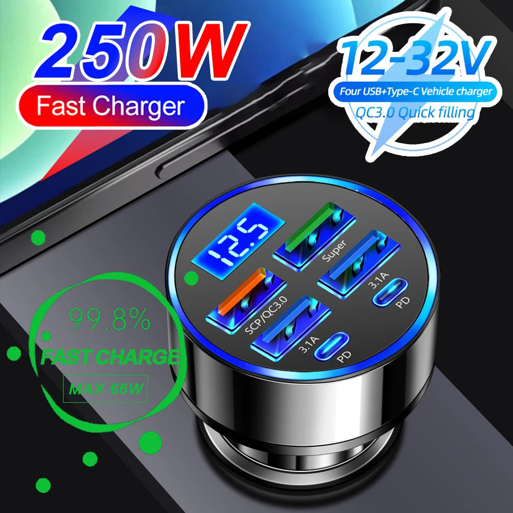 Rapid Charger - 5 Port Car Charger