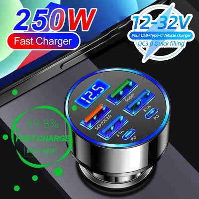 Rapid Charger - 5 Port Car Charger