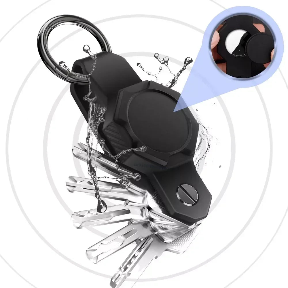 Silicone Keychain with Apple Airtags Slot