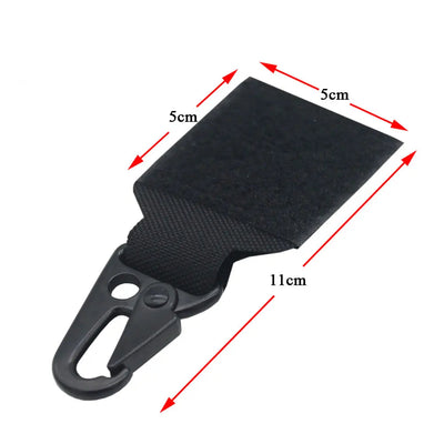 Metal Hanging Buckle – Velcro Utility Clip for Gear