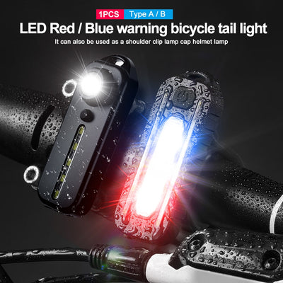 BadgeBoys Lampe de poitrine – Lampe de police LED rouge et bleue rechargeable avec clip – Achetez-en un, obtenez-en un à 50 % de réduction