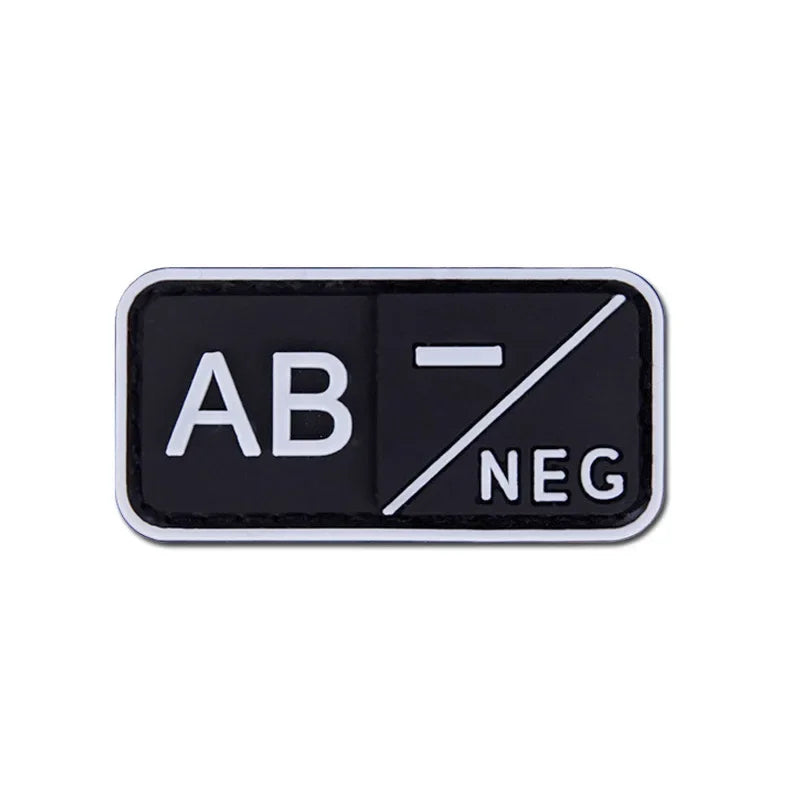 Blood Type - Velcro Tac Patch