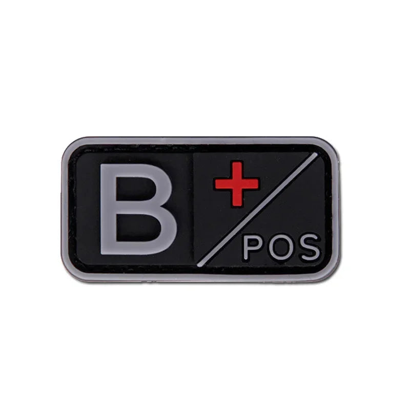 Blood Type - Velcro Tac Patch