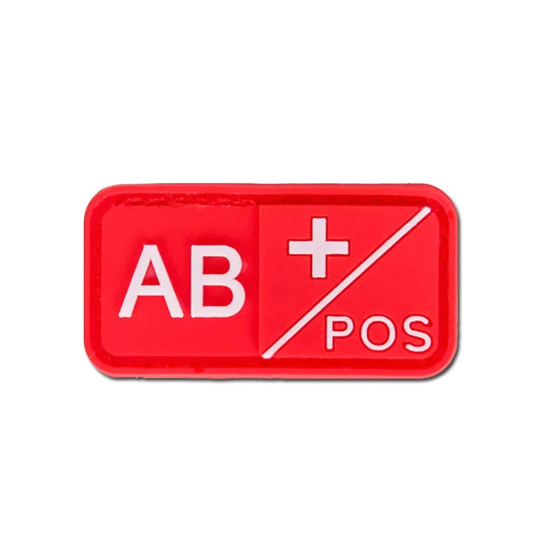 Blood Type - Velcro Tac Patch