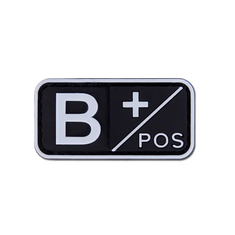 Blood Type - Velcro Tac Patch