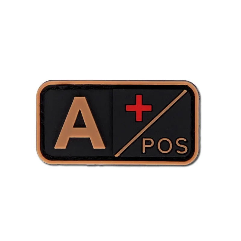 Blood Type - Velcro Tac Patch
