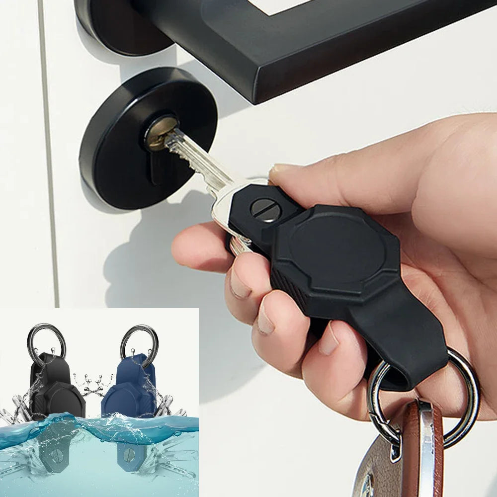 Silicone Keychain with Apple Airtags Slot