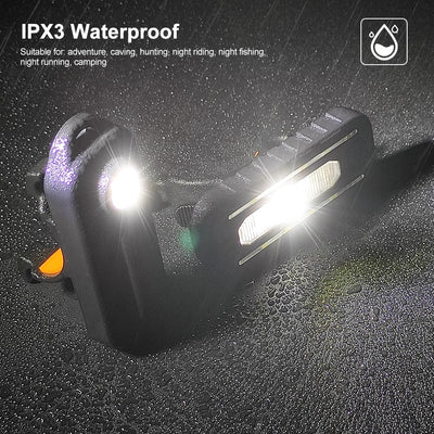 BadgeBoys Lampe de poitrine – Lampe de police LED rouge et bleue rechargeable avec clip – Achetez-en un, obtenez-en un à 50 % de réduction