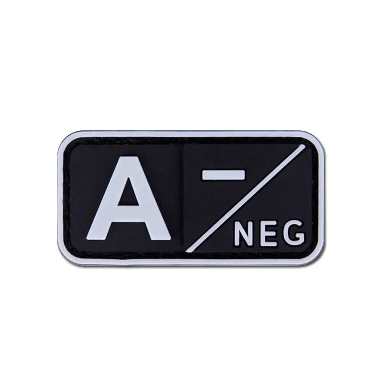 Blood Type - Velcro Tac Patch