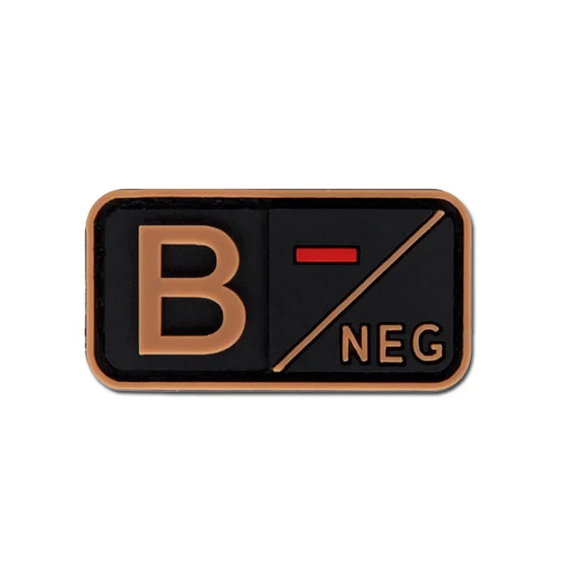Blood Type - Velcro Tac Patch