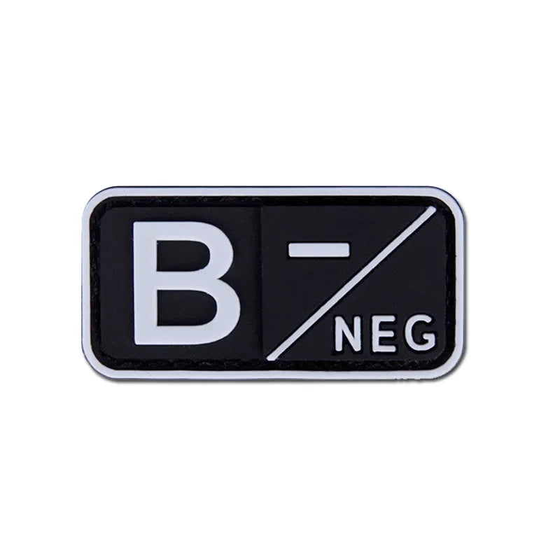 Blood Type - Velcro Tac Patch