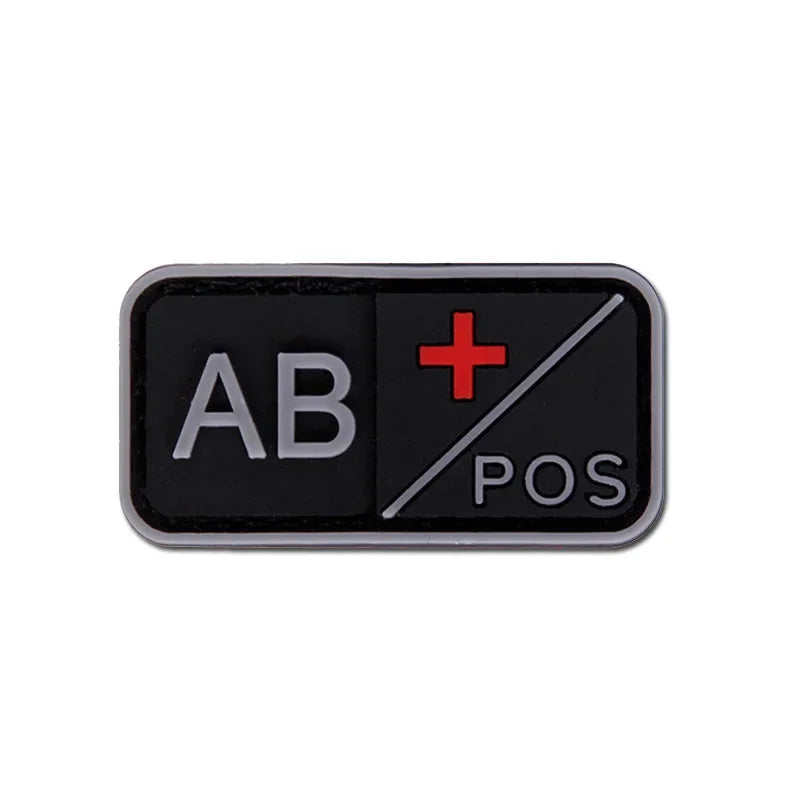 Blood Type - Velcro Tac Patch