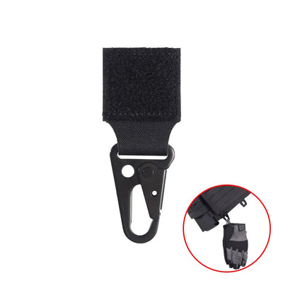 Metal Hanging Buckle – Velcro Utility Clip for Gear