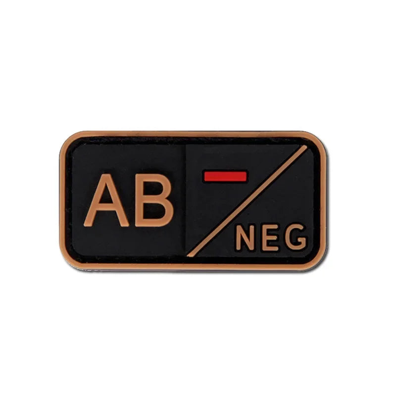 Blood Type - Velcro Tac Patch