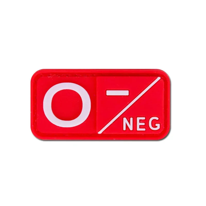 Blood Type - Velcro Tac Patch