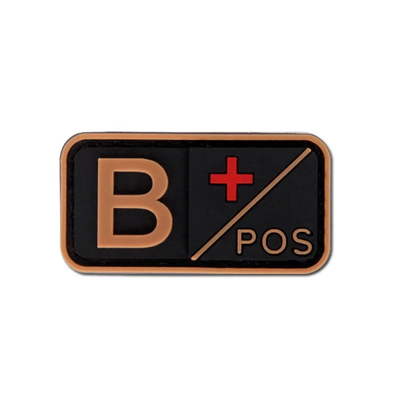 Blood Type - Velcro Tac Patch