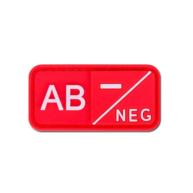 Blood Type - Velcro Tac Patch