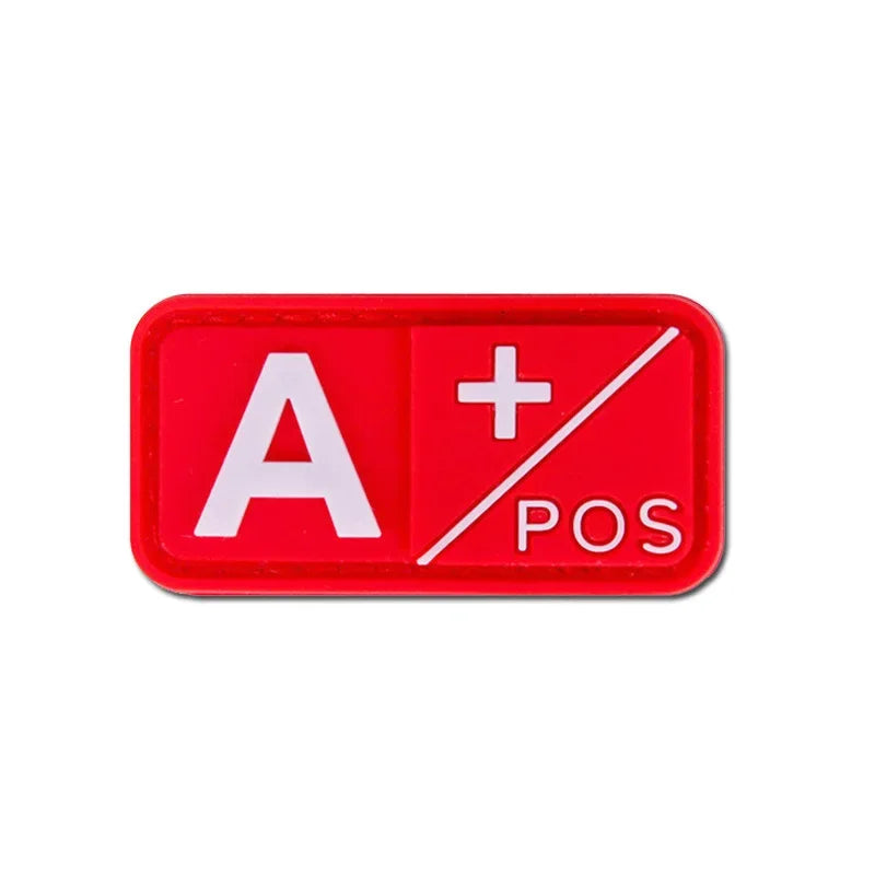 Blood Type - Velcro Tac Patch