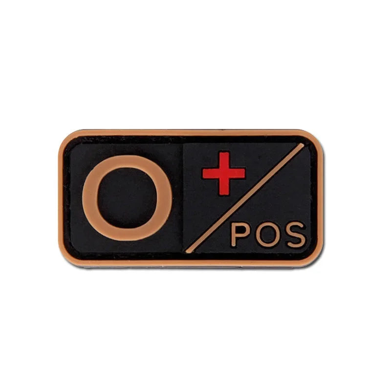 Blood Type - Velcro Tac Patch