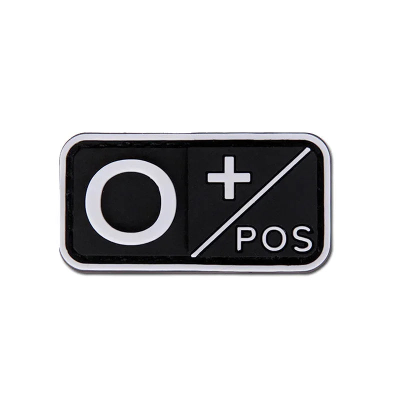 Blood Type - Velcro Tac Patch