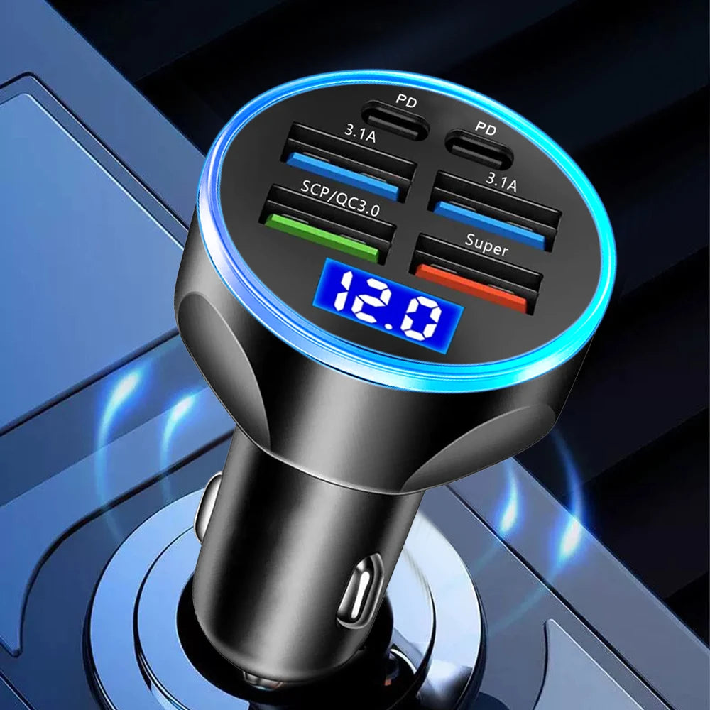 Rapid Charger - 5 Port Car Charger