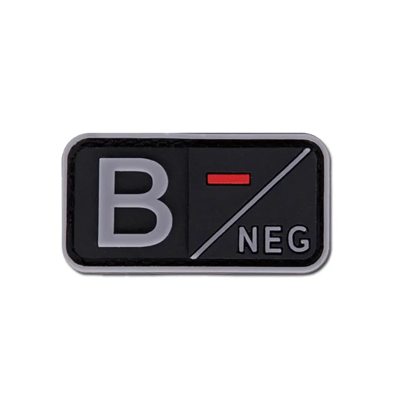 Blood Type - Velcro Tac Patch
