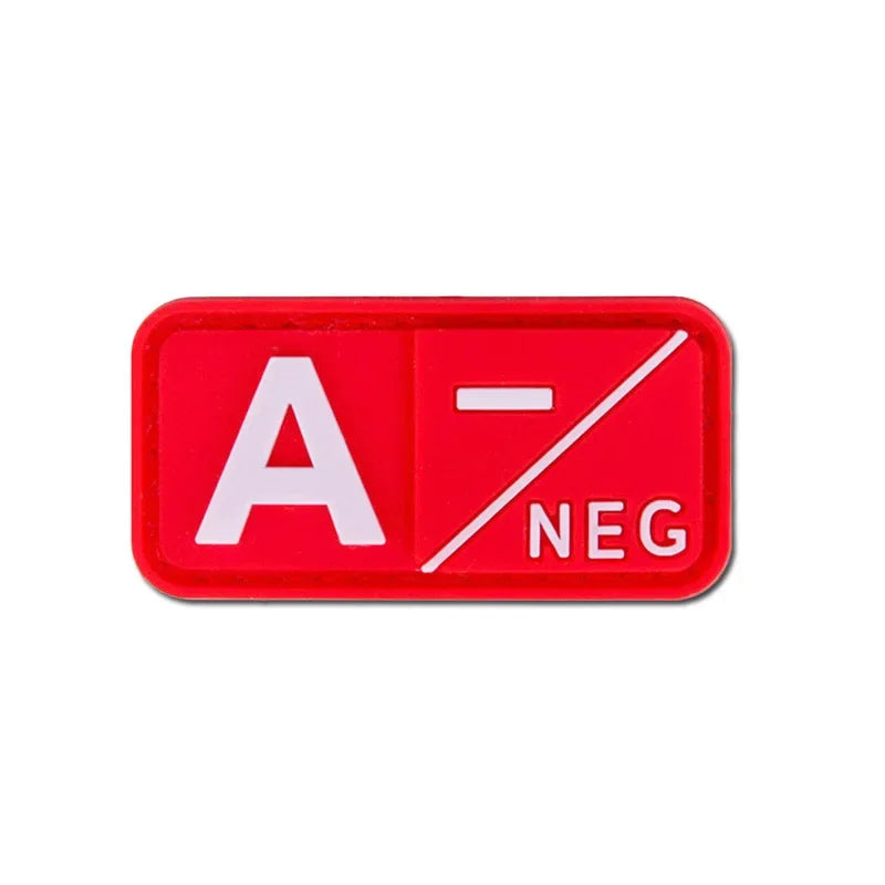 Blood Type - Velcro Tac Patch