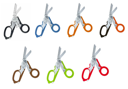 Set of colorful scissors with text 'Choose from a wide range of colors' on a white background