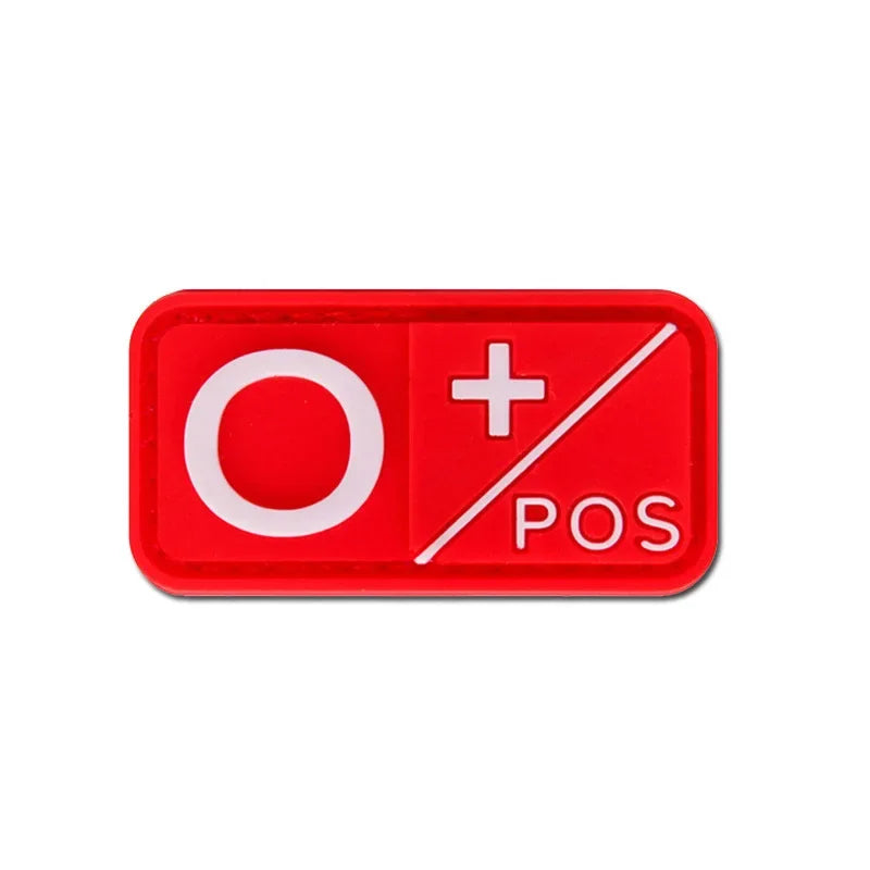 Blood Type - Velcro Tac Patch